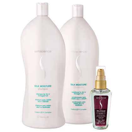Imagem do produto Kit Senscience True Hue Moisture Silk Salon Oil (3 produtos)