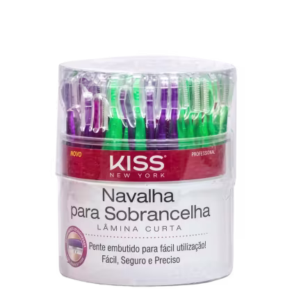 Imagem do produto Kiss New York Lâmina Curta - Navalha Para Sobrancelha