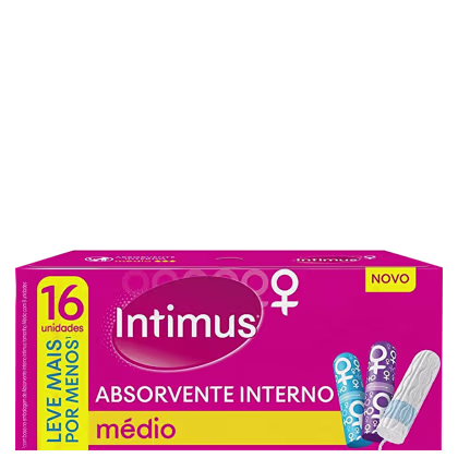 Imagem do produto Intimus Médio - Absorvente Interno (16 Unidades)