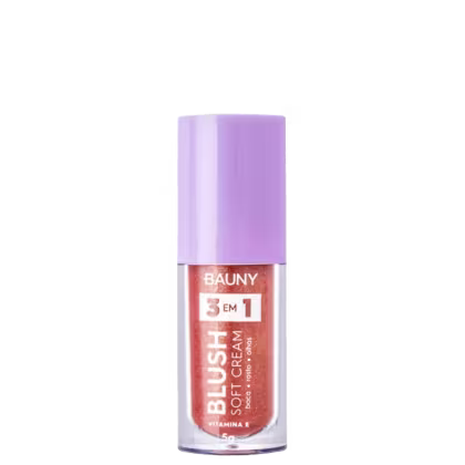 Imagem do produto Bauny - Blush Líquido Soft Cream 3 em 1 (Bossy) - 5g