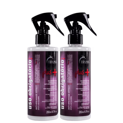 Imagem do produto KIT 2 Truss Uso Obrigatório Plus+ 260ml Finalizador Reconstrutor