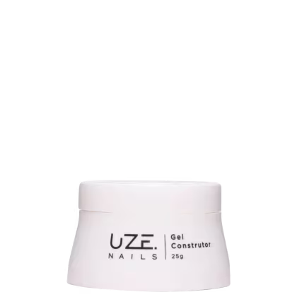 A imagem mostra um pote redondo branco com a marca, tipo do produto e volumetria escrito em preto.