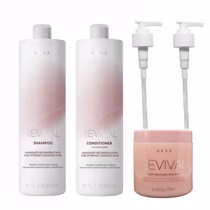 Imagem do produto Kit Braé Revival Tratamento + Vávulas Pump (3 Produtos)
