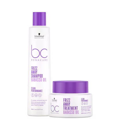 Imagem do produto Kit Schwarzkopf BC Clean Performance Frizz Away - Shampoo 250ml + Máscara 200ml