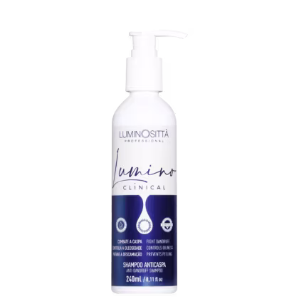 Imagem do produto Shampoo Anticaspa Lumino Clinical 240ml Luminositta