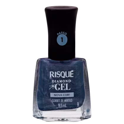 Imagem do produto Risque Diamond Gel Sobert De Mirtilo - Esmalte 9,5ml