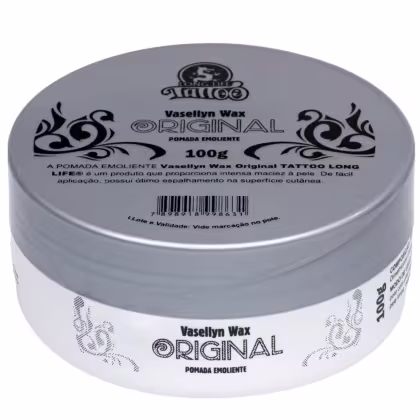 Imagem do produto Tattoo Long Life Vasellyn Wax Original - Vaselina para Tatuagem e Micropigmentação 100g