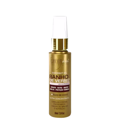 Imagem do produto Forever Liss Óleo De Coco Banho De Verniz 60ml Reparação, Brilho Intenso, Prevenção de Pontas Duplas