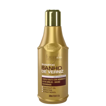 Imagem do produto Forever Liss Shampoo Banho De Verniz 300ml Limpeza Profunda, Nutrição e Maciez para Fios Ressecados