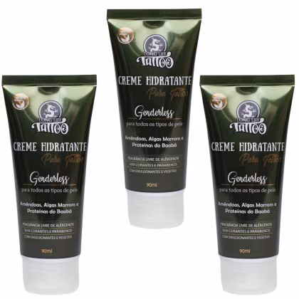 Imagem do produto Kit Tattoo Long Life Genderles 3x90ml