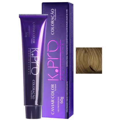 Imagem do produto K.Pro Caviar Color 7.0 Louro Médio - Coloração 60g