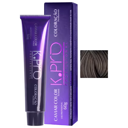 Imagem do produto K.Pro Caviar Color 5.1 Castanho Claro Acinzentado - Coloração 60g