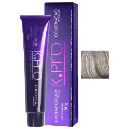 Imagem do produto K.Pro Caviar Color 12.11 Extraclareador Cinza - Coloração 60g