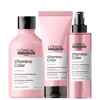 Imagem do produto Kit L'Oréal Professionnel Serie Expert Vitamino Color Home Care Trio (3 Produtos)