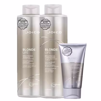 Imagem do produto Kit Joico Blonde Life Brightening Trio (3 Produtos)