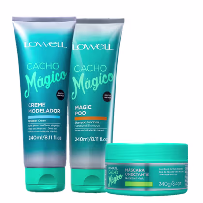 Imagem do produto Kit Lowell Cacho Mágico Ação Umectante (3 Produtos)