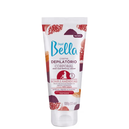 Imagem do produto Depil Bella Romã e Amêndoas - Creme Depilatório Corporal 100g