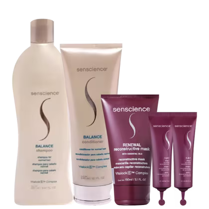 Imagem do produto Kit Senscience Balance + Renewal Mask + CPR (5 Produtos)