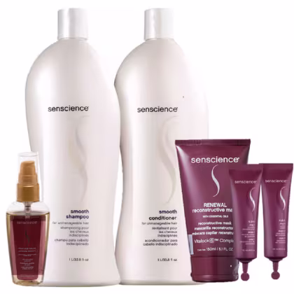 Imagem do produto Kit Senscience Smooth Salon + Renewal Mask + CPR + True Hue Color (6 Produtos)
