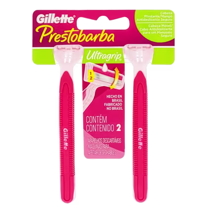Imagem do produto Gillette Prestobarba Ultragrip - Aparelho Depilatório (2 Unidades)