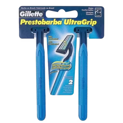 Imagem do produto Gillette Prestobarba Ultragrip - Aparelho de Barbear (2 Unidades)