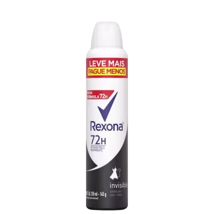 Imagem do produto Rexona Invisible 72h - Desodorante Aerosol 250ml
