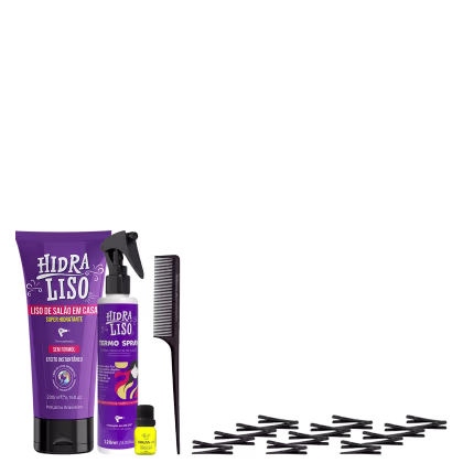 Imagem do produto Hidraliso Alisante De Chuveiro 200ml +Protetor Termico 120ml