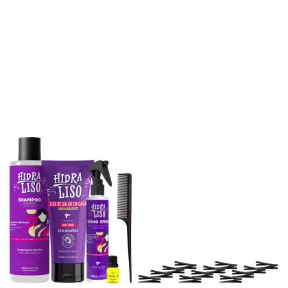 Imagem do produto Kit Hidra Liso Progressiva De Chuveiro Shampoo + Spray
