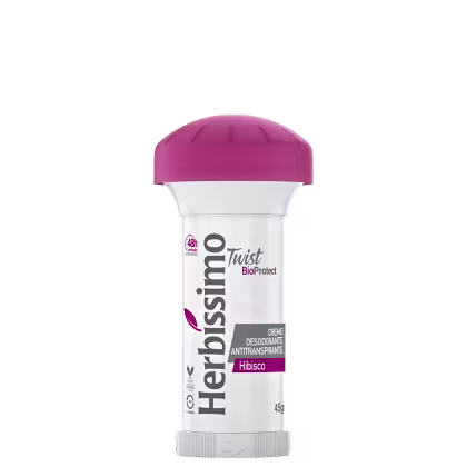 Imagem do produto Herbíssimo Twist BioProtect Hibisco - Creme Desodorante Antitranspirante 45g