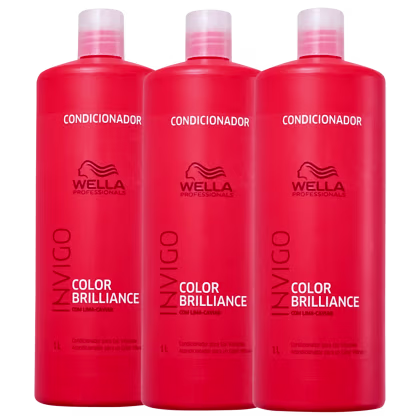 Imagem do produto Kit Wella Professionals Conditioner Color Brilliance Triple (3 Unidades)