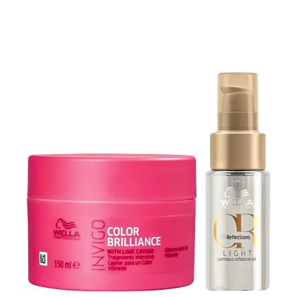 Imagem do produto Kit Wella Professionals Plus Brilliance Reflections Mask Oil (2 Produtos)