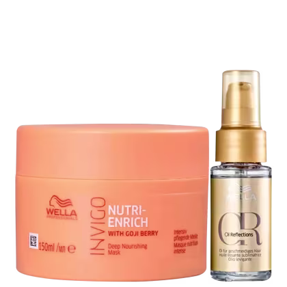 Imagem do produto Kit Wella Professionals Nutri-Enrich Combo Mask + Reflections (2 Produtos)