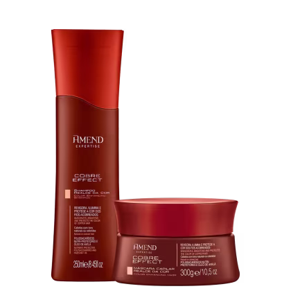 Imagem do produto Kit Expertise Cobre Shampoo 250g e Máscara 300g - Amend