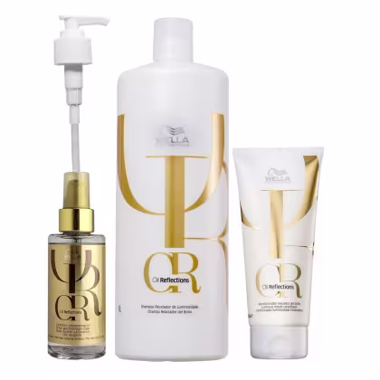 Imagem do produto Kit Wella Professionals Oil Reflections Luminous Super (3 Produtos)