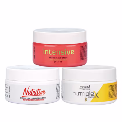 Imagem do produto KIT CRONOGRAMA CAPILAR INTENSO CRONOGRAMA DOS SONHOS MACPAUL (3 Produtos)