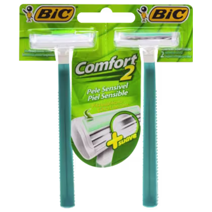 Imagem do produto BIC Comfort 2 Twin Pele Sensível - Aparelho de Barbear (2 Unidade