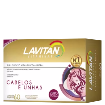 Imagem do produto Cimed Lavitan Cabelos e Unhas - Suplemento Vitamínico (60 Cápsulas)