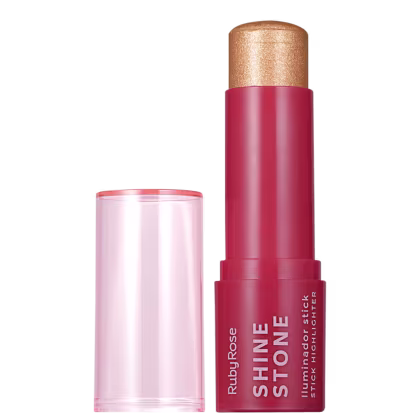 Imagem do produto Iluminador Stick Shine Stone- Ruby Rose - Linha Rosa - Lançamento - FIRE AGATE