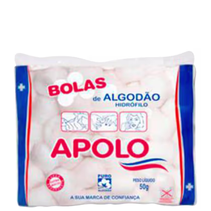 Imagem do produto Apolo - Bolas de Algodão Hidrófilo 50g