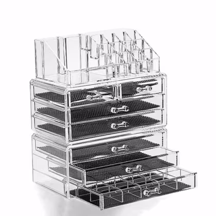 Imagem do produto Acrilico Store 7 Gavetas e Porta Batom - Organizador de Maquiagem