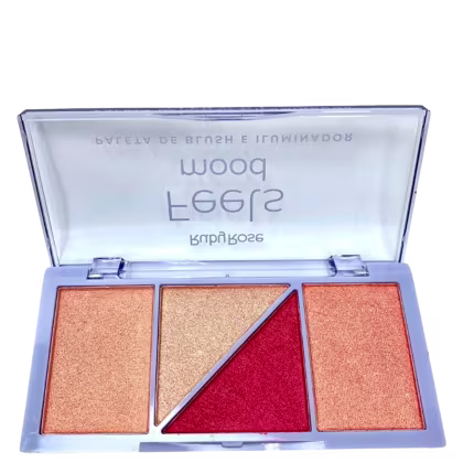 Imagem do produto Ruby Rose Feels Mood Rose HB75292 - Paleta de Blush e Iluminador 10.3g