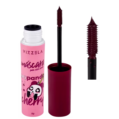 Imagem do produto Vizzela Cosméticos No Panda Cherry Bordô - Máscara para Cílios 5g