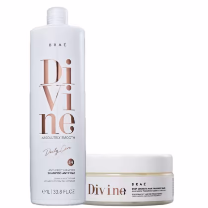 Imagem do produto Kit BRAÉ Divine Liso Duradouro Classic Salon Duo (2 Produtos)