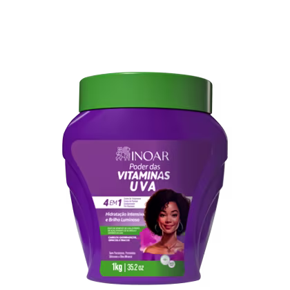 Imagem do produto Inoar Poder das Vitaminas Uva - Creme Capilar Multifuncional 1kg