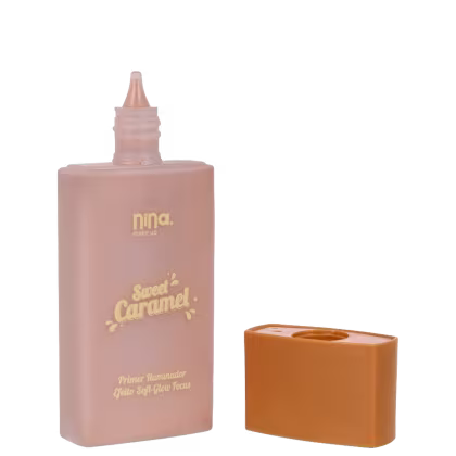 Imagem do produto PRIMER ILUMINADOR SWEET CARAMEL - CARAMELO BRONZEADO - NINA MAKEUP