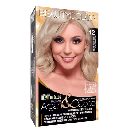 Imagem do produto BeautyColor 12.1 Louro Muito Claro Especial - Coloração Permanente