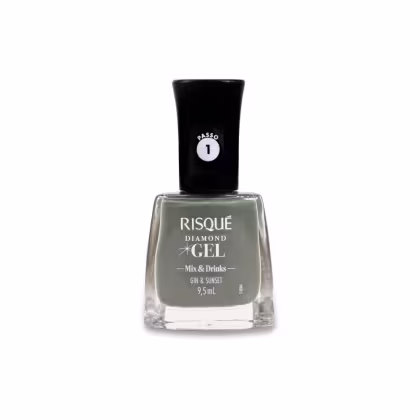 Imagem do produto Esmalte Risque Diamond Gel Mix Drinks Gin Sunset