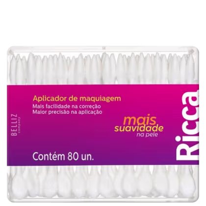 Imagem do produto Ricca - Aplicador de Maquiagem (80 Unidades)