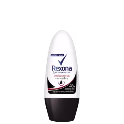 Imagem do produto Rexona Antibacterial + Invisible - Desodorante Roll-On Feminino 50ml