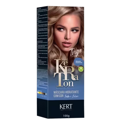 Imagem do produto Keraton Banho De Brilho Louro Bege Trigo - Tonalizante 100g